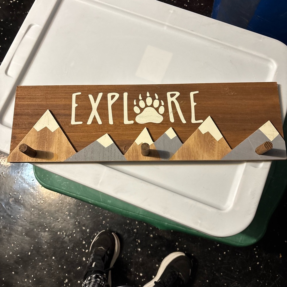 Explore Mountain Wall Decor with Hooks